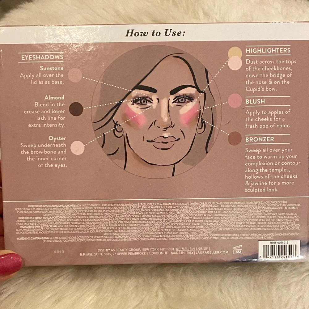 Laura Geller The Best of the Best Palette in Pink and Gold - Picture 2 of 5